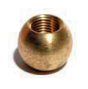 Boule borgne ø12 M4 laiton