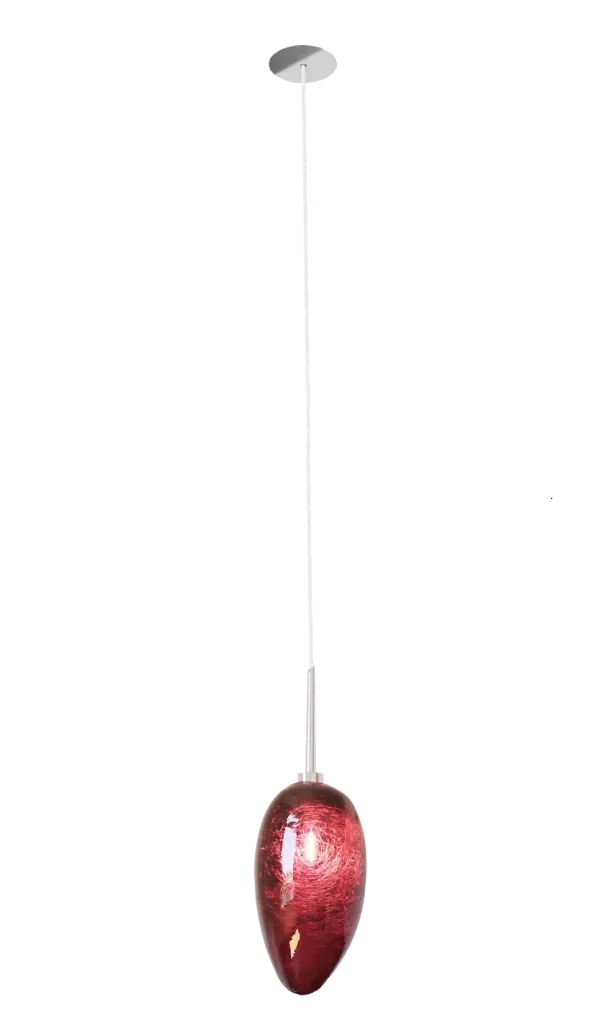 Suspension 1 Vallons Obscurs - Rouge Rubis
