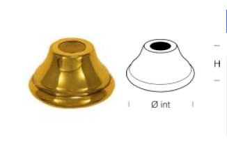 Gorge laiton ø25 int. h15 pour lampe à pétrole