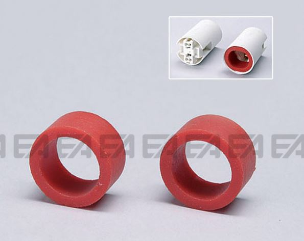 Anneau silicone ø24.5 isolant rouge E14