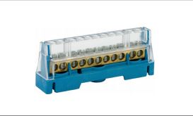 Barrette de connexion x15 bleu IP00