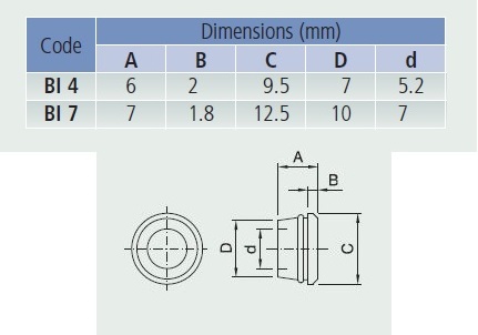 Passe fil neutre ø9.5/5.2 ep6 BI4