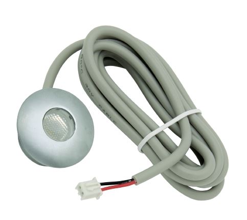 [MLED03MG0330] Module LED ø30 silver case + câble pvc cm 140+cnt jst