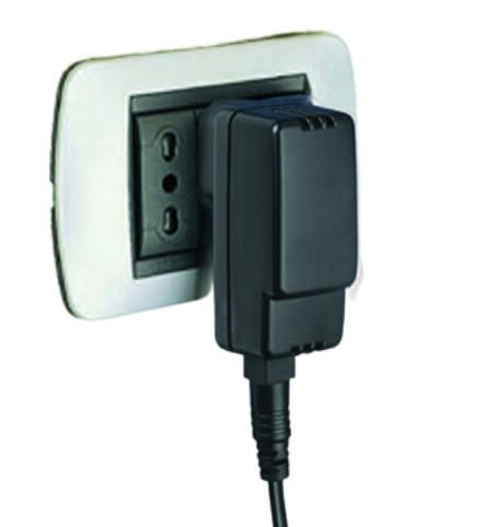 [TRANSFO1315] Transformateur electronique enfichable noir 230-12V 20-50W + câble 2m