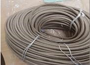 Rouleau 100m câble tissu rond 2x0.75 kraft
