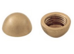 Demis-sphère laiton chromé ø16 h 8mm M10x1