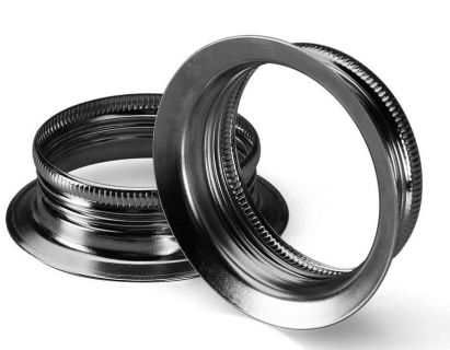 Bague E27 métal laitonné ø53 h15.5 sans trous