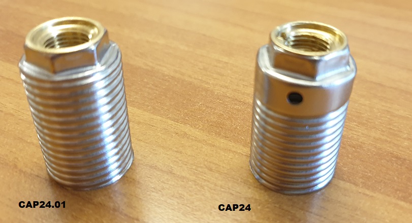 [G9CUMETALCAP24] Culot G9 métal fileté h35 ø20.6x2