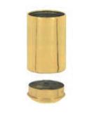 Cache douille E14 ø29 h57 fer brut 2 parties