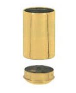 [E27CADOH62LA-X2] Cache douille E27 ø40.5 h62 laiton 2 parties