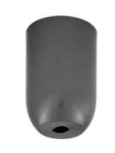 [E27CADOH62FE-OBL] Cache douille E27 ø42.5 h62 fer brut + tr 8x10
