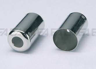 [G9CADOCH] Cache douille G9 chrome ø19.7 h39 tr ø10.2