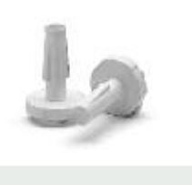 [E14SCISOLBL] Isolant de câble classe ii, pour E14 en 3 parties avec M10 métal, ø16 h26.5