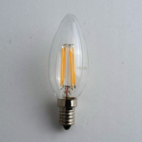 [AMPE14LED3WD35] Ampoule E14 LED filament 3W ø35 flamme clair 350LM 2700K