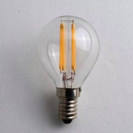[AMPE14LED3WD45] Ampoule E14 LED filament 3W ø45 clair 350LM 2700K