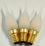 Ampoule E14 LED filament 4W ø22x90 flamme dépoli 320LM 2700K dimmable