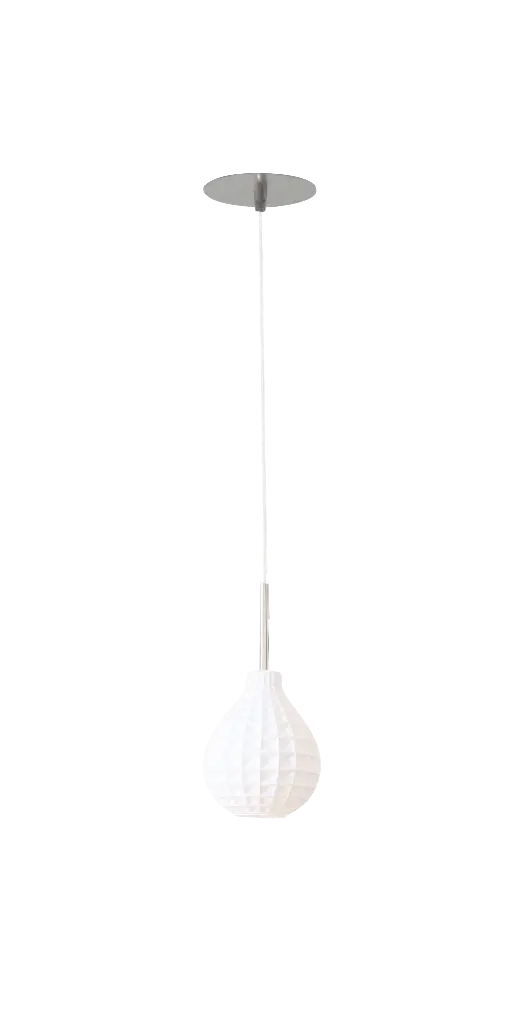 Suspension 1 Circé Diamant - Blanc Mat