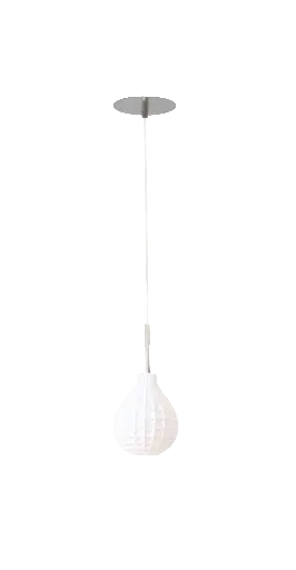 Suspension 1 Circé Diamant - Blanc Mat