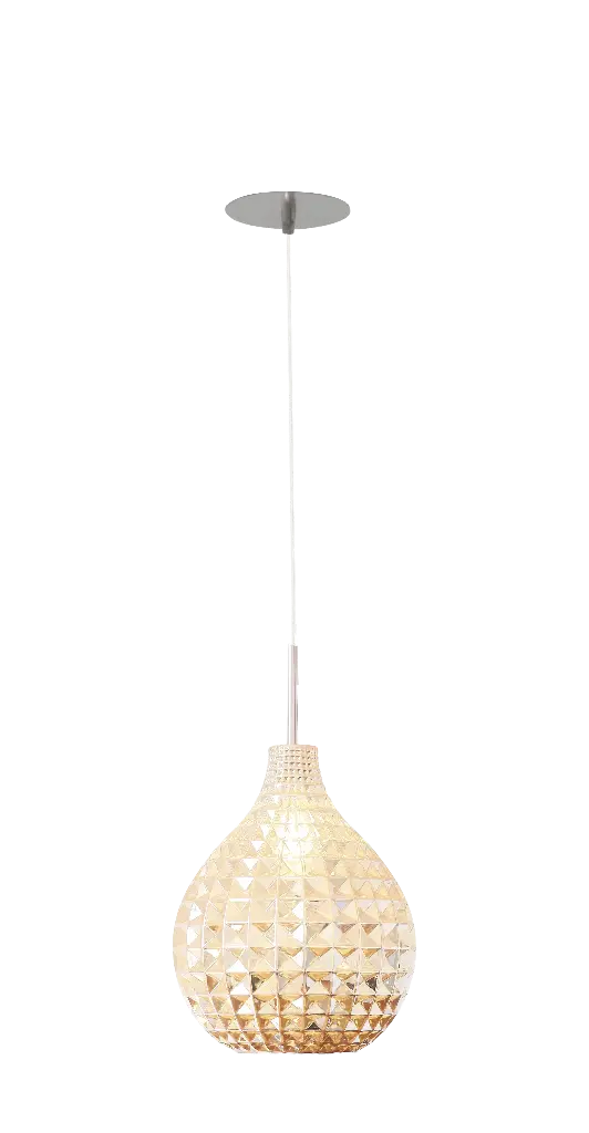 Suspension 1 Circé Diamant - Cuivre Premium